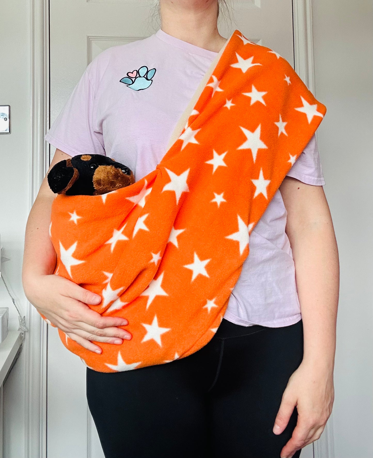 Puppy Sling - Orange Star