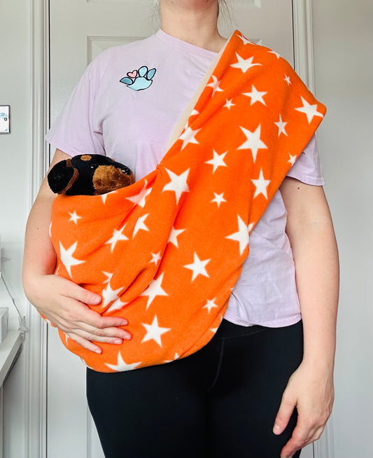 Puppy Sling - Orange Star